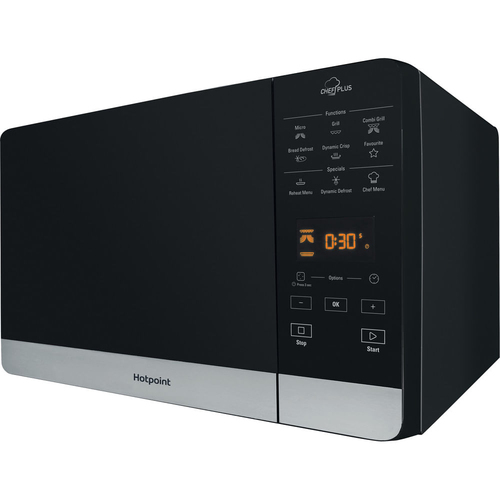 Hotpoint MWH 27321 B Черный Комбинированная микроволновая печь Столешница 25 L 800 W