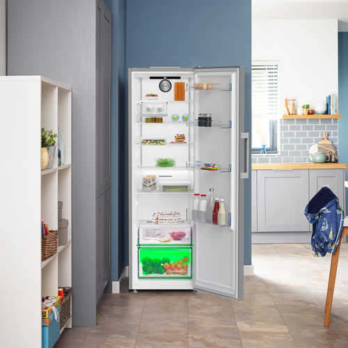 Beko LNP4686LVPS Freestanding AeroFlowTM Tall Larder Fridge with HarvestFreshTM – image 6