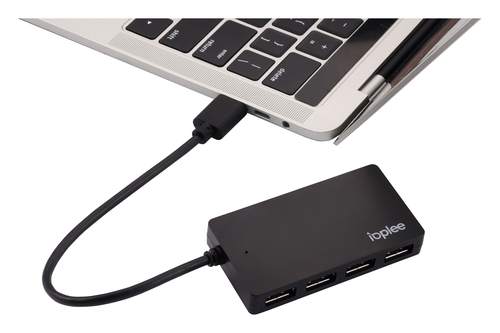 IOPLEE 279G interface hub USB 3.2 Gen 1 (3.1 Gen 1) Type-A 5000 Mbit/s Black – image 4