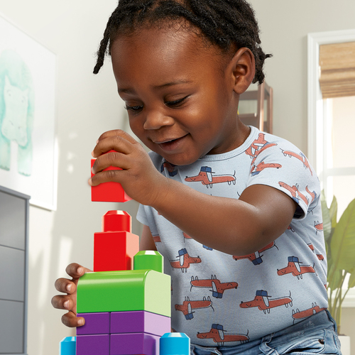 Mattel First Builders - Big Building Bag (Classic), 60 stuks Constructiespeelgoed, afbeelding 3