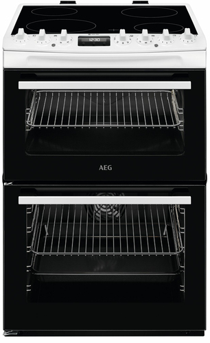 AEG CCX6740ACW cooker Freestanding cooker Electric Ceramic hob White