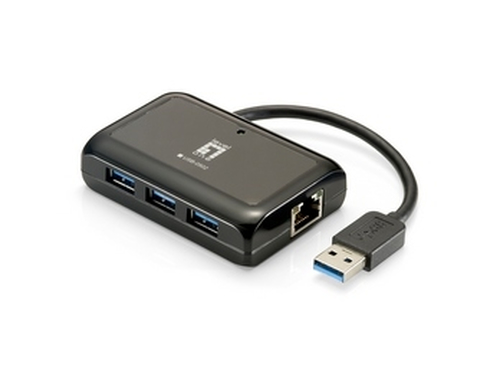 LevelOne Gigabit USB Network Adapter with USB Hub