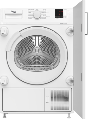 Beko DTIKP81131W 8kg Integrated Heat Pump Tumble Dryer with Sensor Drying Programmes