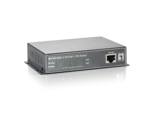 LevelOne 4 FE PoE + 1 FE Switch, 61.6W
