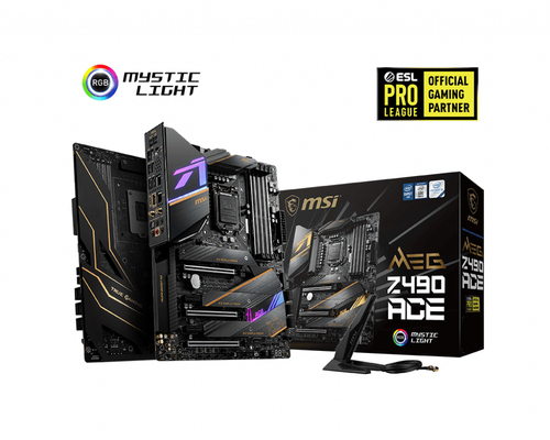 MSI MEG Z490 ACE материнская плата Intel Z490 LGA 1200 (Socket H5) ATX