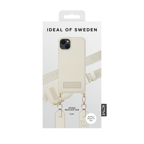 iDeal of Sweden Athena Necklace Case iPhone 14PL Ecru – image 5