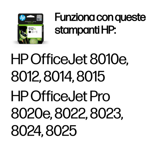 HP 912XL – Cartuccia nero originale