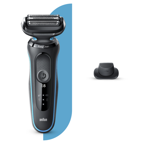 Braun Series 5 50-M1200s Foil shaver Trimmer Black, Blue – image 2