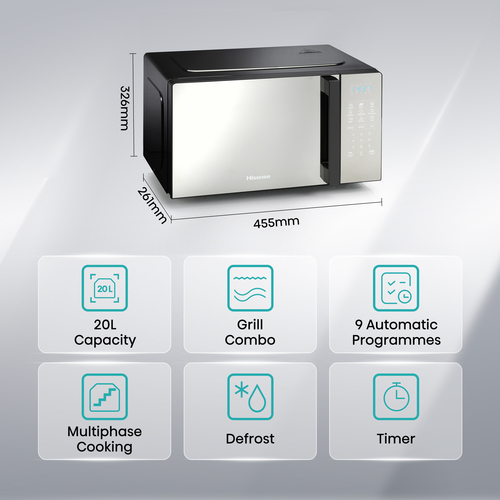 Hisense H20MOMBS4HGUK Combination microwave Countertop – image 2