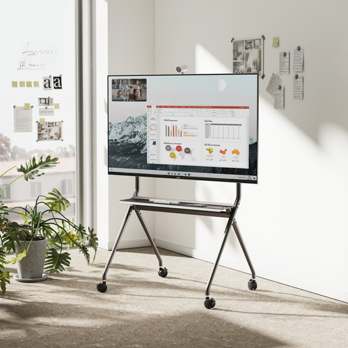 Ewent EW1542 soporte para pantalla de señalización 2,18 m (86") Negro