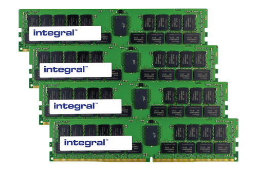 Integral 64GB (4x16GB) SERVER RAM MODULE KIT DDR4 2133MHZ PC4-17000 REGISTERED ECC RANK2