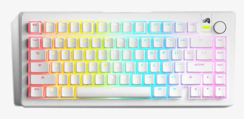 Glorious GMMK 3 75% Prebuilt Wired White gaming toetsenbord