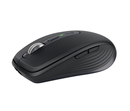 Logitech MX Anywhere 3S. Form factor: Right-hand. Movement detection technology: Laser, Device interface: RF Wireless + Bl
