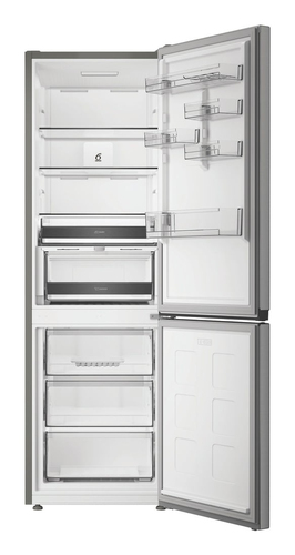 Whirlpool WHK 22373 X6EA Koel-vriescombinatie Grijs, afbeelding 3