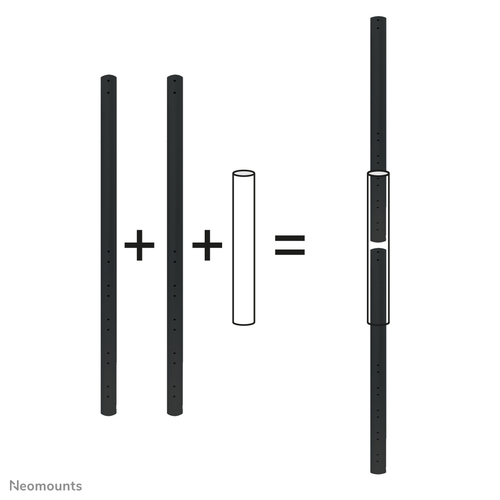 Neomounts FPMA-CPCONNECT - Bevestigingscomponent (poolconnector) voor LCD-scherm, afbeelding 2