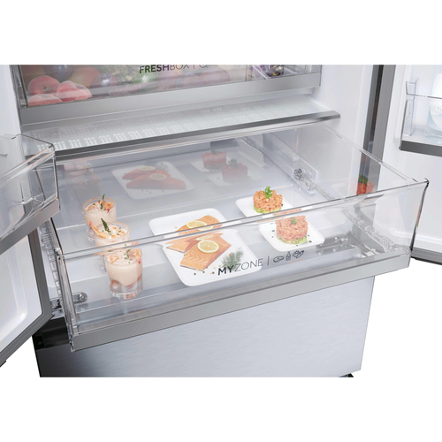 Haier HFR3720DWPG side-by-side refrigerator Freestanding – image 9