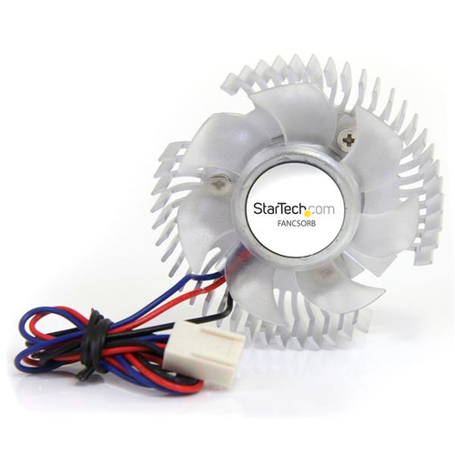 StarTech.com Aluminum Universal VGA Cooler Fan w/ Heatsink and TX3 Connector