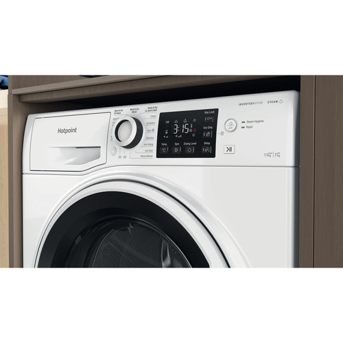 Hotpoint Ndb 11724 W UK 11 kg Washer Dryer - White - image 5