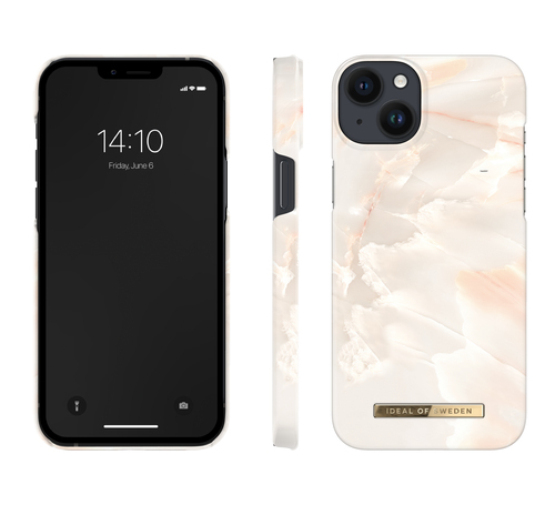iDeal of Sweden Printed Case MagSafe iPhone 14PL Rose Pearl Marble – image 3