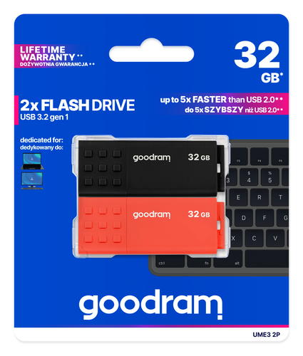 Goodram 2-PACK UME3-0320MXR11-2P – image 2