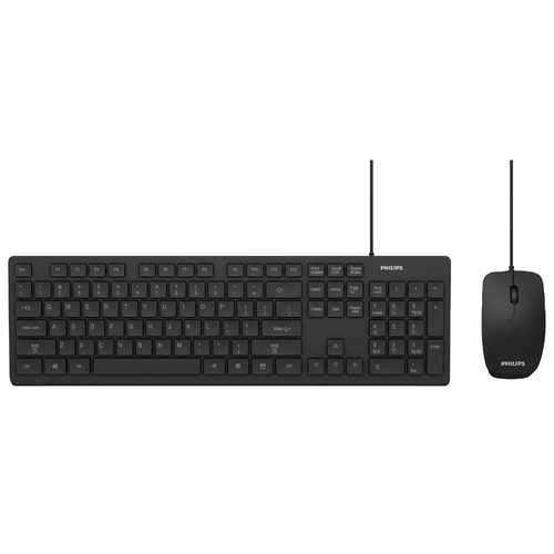Philips SPT6302B keyboard Mouse included Office USB Black