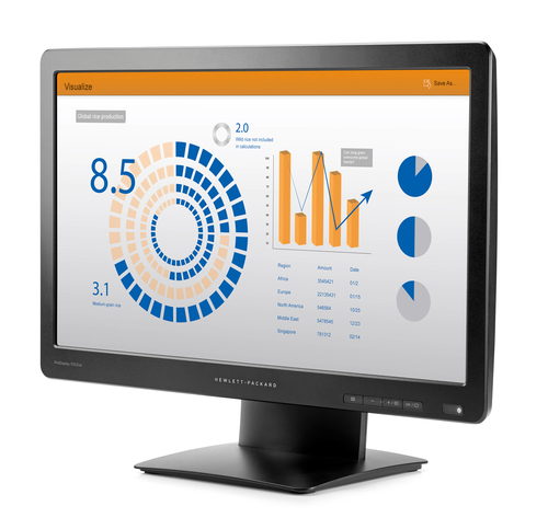 HP P202va computer monitor – image 5