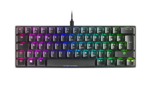 Mars Gaming MKMINIRPT Ultra-Compact Mechanical Keyboard Full RGB Chroma Switch OUTEMU PRO Red Black Portuguese Language – image 1