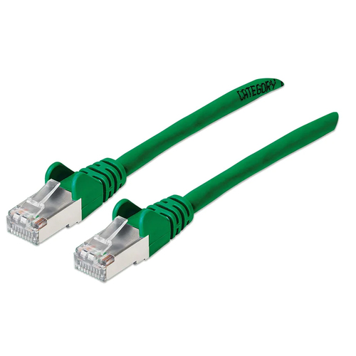 CAT6A S/FTP NETWORK PATCH CABLE, 3 FT., GREEN
