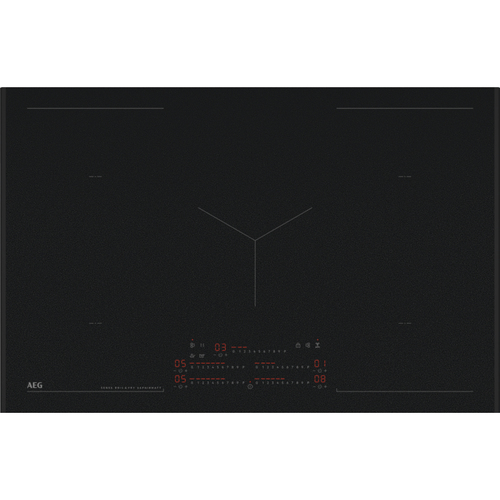 AEG KID6857AS Черный Встроенный 80 cm Плита с зонами индукции 5 зона(ы)