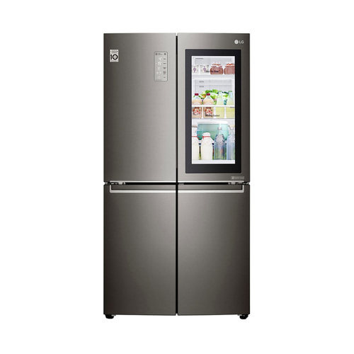 LG GR-Q31FMKHL.ASBPLTK side-by-side refrigerator Freestanding Metallic