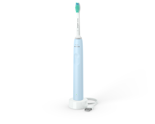 Philips Unisex Sonicare Series 2100 Electric Toothbrush in Light Blue - HX3651/12 Blue female - image 2