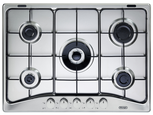 De’Longhi TAF 57 варочная поверхность Нержавеющая сталь Встроенный 68 cm Газовый 5 зона(ы)