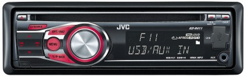 JVC KD-R411E car media receiver Black