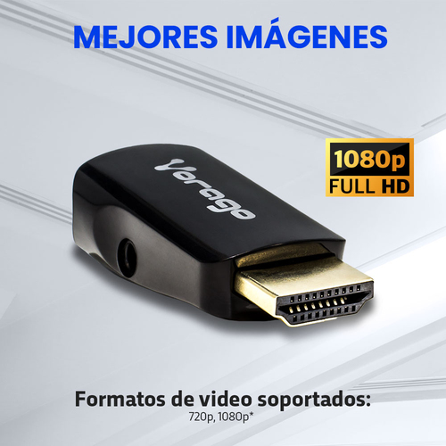 Convertidor HDMI a VGA VORAGO ADP-208