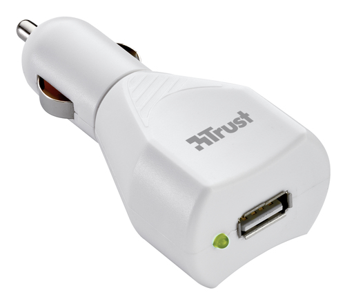 Trust Car Charger for iPod PW-2883p toiteadapter ja vaheldi Valge