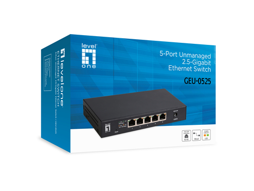 LevelOne 5-Port Unmanaged 2.5-Gigabit Ethernet Switch – image 6
