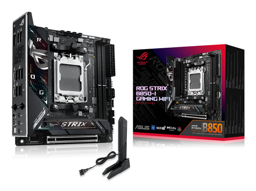 Asus Rog Strix B850-I Gaming Wifi Amd Ryzen AM5 DDR5 Mini Itx Motherboard - 90MB1K30-M0EAY0 - image 1