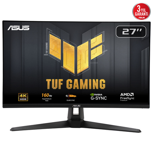 Asus Tuf Gaming VG27UQ1A 27" 4K Ultra HD 160Hz Gaming Monitor with FreeSync Premium - Black - image 1