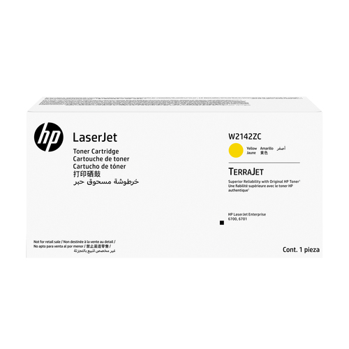 HP 214Z Ylw Contract LaserJet Toner Crtg – image 1