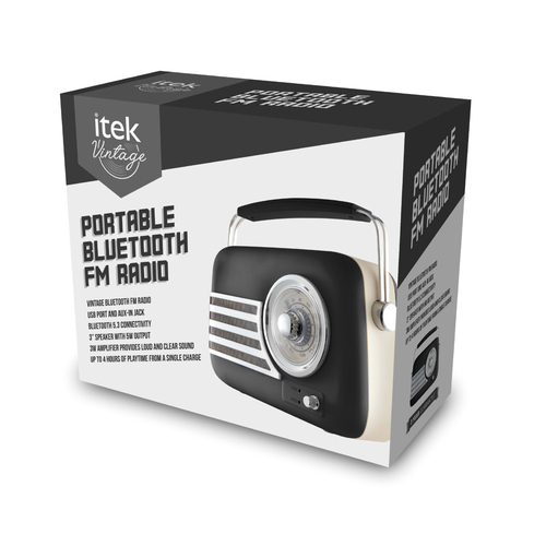 itek I60028BLK radio Personal Analog & digital Black – image 8