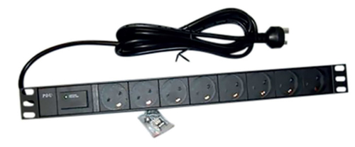Lanview LVR261886S power distribution unit (PDU) 8 AC outlet(s) 1U Black