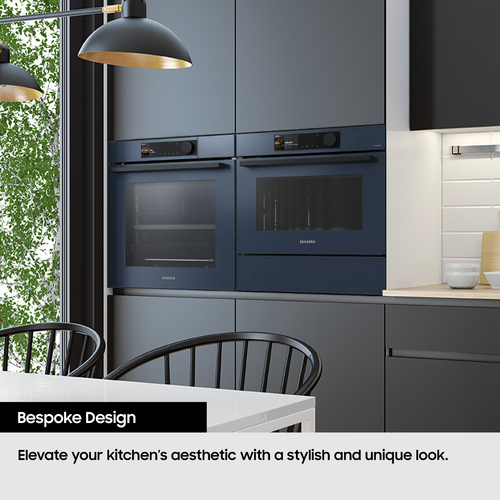 Samsung Bespoke Series 4 NV7B41307AK/U4 Electric Pyrolytic Smart Oven - Black Glass, Black - image 7
