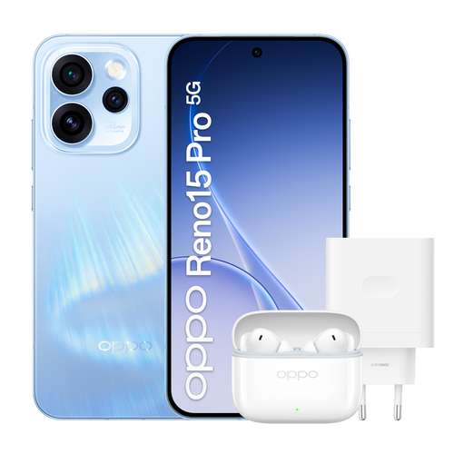 Oppo Reno15 Pro 5G Aurora Blue Box – image 1