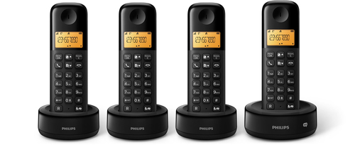 Philips D1354B/38 telephone DECT telephone Caller ID Black
