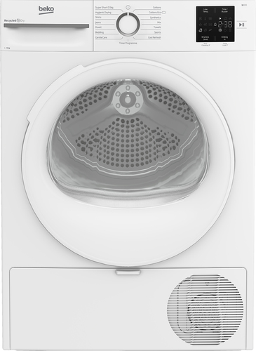 Beko b300 BM3T3922W 9Kg Heat Pump Tumble Dryer - White - A+ Rated, White - image 1