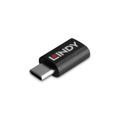 Lindy 71265 tussenstuk voor kabels USB Type C Datablocker Zwart, afbeelding 5