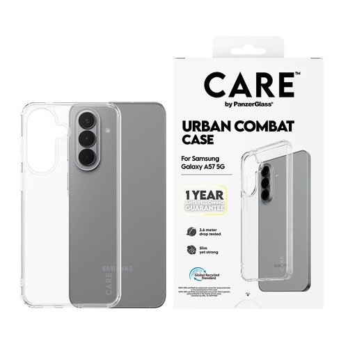 CARE by PanzerGlass Urban Combat Case Transparent Samsung Galaxy A57 – Foto 2 von 6