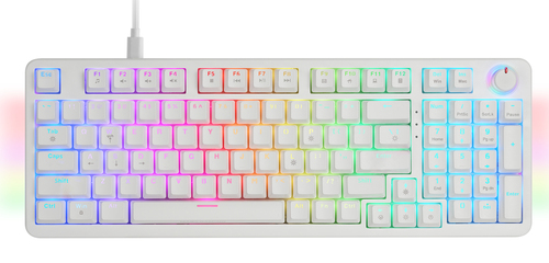 Mars Gaming MKPROWYUS keyboard USB QWERTY US English White – image 2