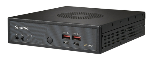 Shuttle Slim AI PC DN11H5 Intel Core Ultra 5 125H, Intel Arc graphics, 2xHDMI, 2x DP, 4x 2.5Gbit LAN, afbeelding 4