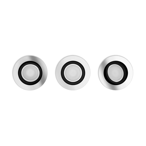 Philips Hue Inbouwspot Centura Aluminium Wit En Gekleurd Gu10 5,7w 3 Stuks, afbeelding 2